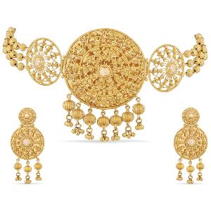 Buy 22 Karat Gold Necklace Set