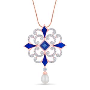 Buy 18 Karat Gold & Diamond Pendant