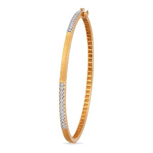 Buy 18 Karat Gold & Diamond Bangle