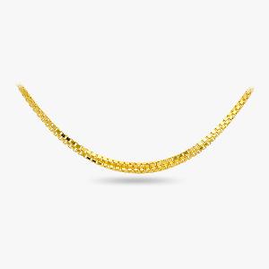 Buy 22Kt Gold Unisex Box Style Chain