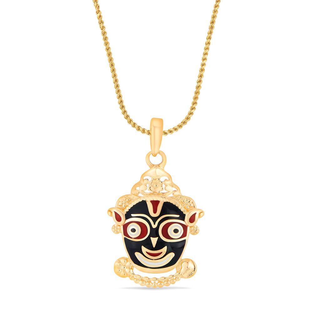 Buy Jagannath Face Gold Pendant