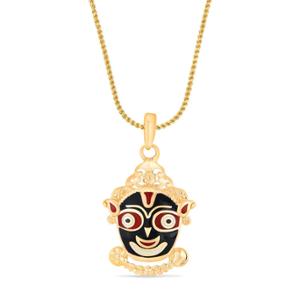 Buy Jagannath Face Gold Pendant