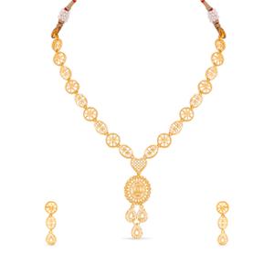 Buy 22 Karat Gold Necklace Set