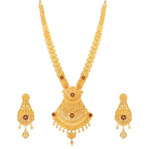 Buy 22 Karat Gold Necklace Set