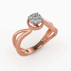 Buy 14 Karat Gold & Diamond Ring