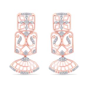 Buy 14 Karat Gold & Diamond Earrings