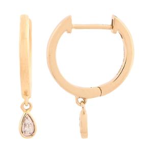 Buy 14 Karat Gold & Diamond Earrings