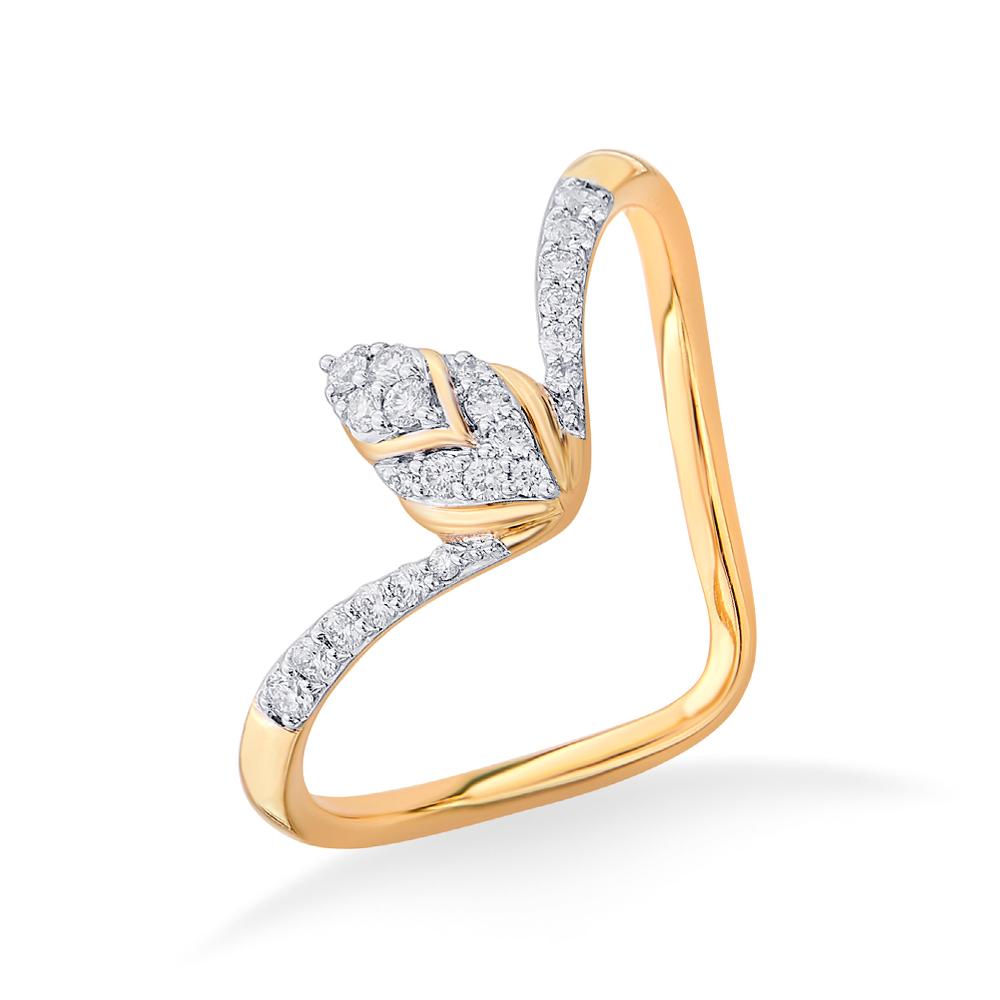 Buy 18 Karat Gold & Diamond Ring