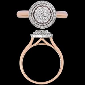 Buy 18 Karat Gold & Diamond Ring