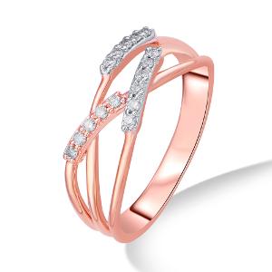 Buy 14 Karat Gold & Diamond Ring