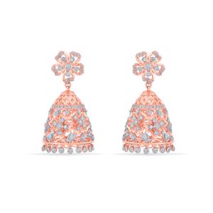 Buy 18 Karat Gold & Diamond Earrings