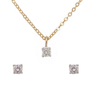 Buy 14 Karat Gold & Diamond Pendant