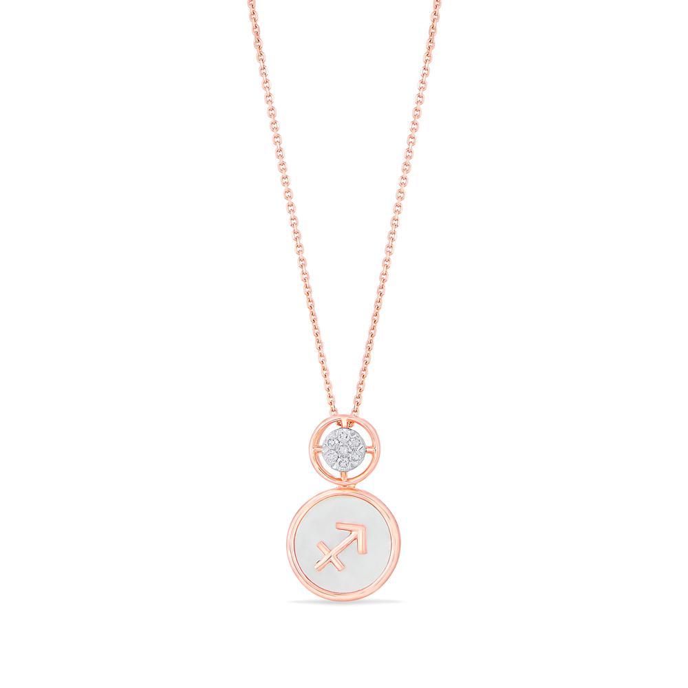 Buy Golden Dawn Sagittarius Diamond Pendant