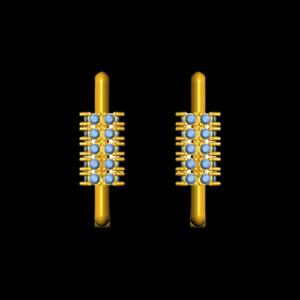 Buy 18 Karat Gold & Diamond Earrings