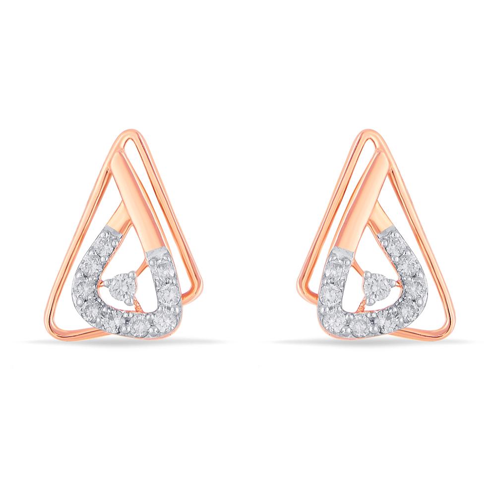 Buy 14 Karat Gold & Diamond Earrings