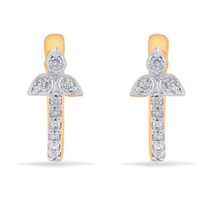 Buy 14 Karat Gold & Diamond Nose Pin