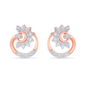 Buy 14 Karat Gold & Diamond Earrings