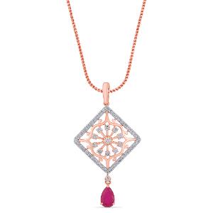 Buy 14 Karat Gold & Diamond Pendant