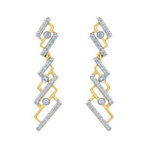 Buy 18 Karat Gold & Diamond Earrings