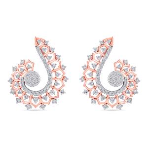 Buy 14 Karat Gold & Diamond Earrings