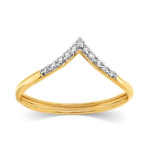 Buy 14 Karat Gold & Diamond Ring