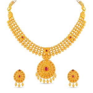 Buy 22 Karat Gold Necklace Set