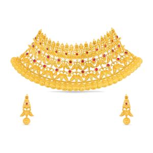 Buy 22 Karat Gold Necklace Set