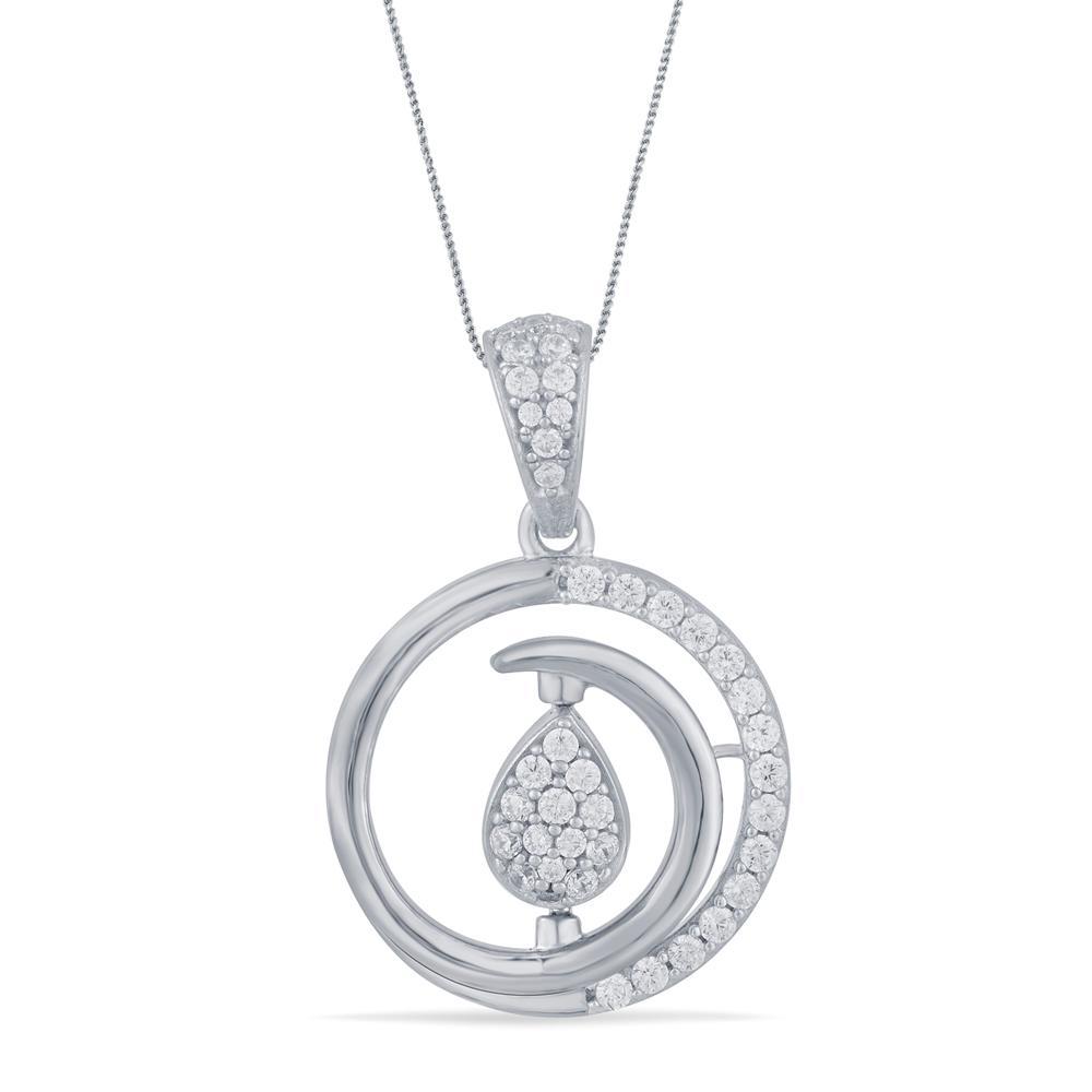 Buy Lunar Tear Silver Pendant