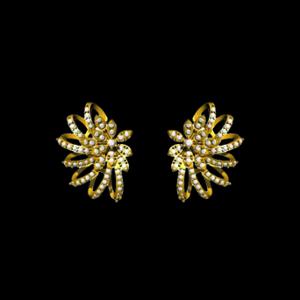 Buy 18 Karat Gold & Diamond Earrings