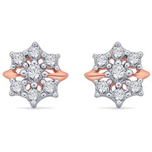 Buy 18 Karat Gold & Diamond Earrings