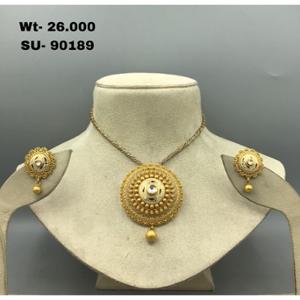 Buy 22 Karat Gold Pendant Set