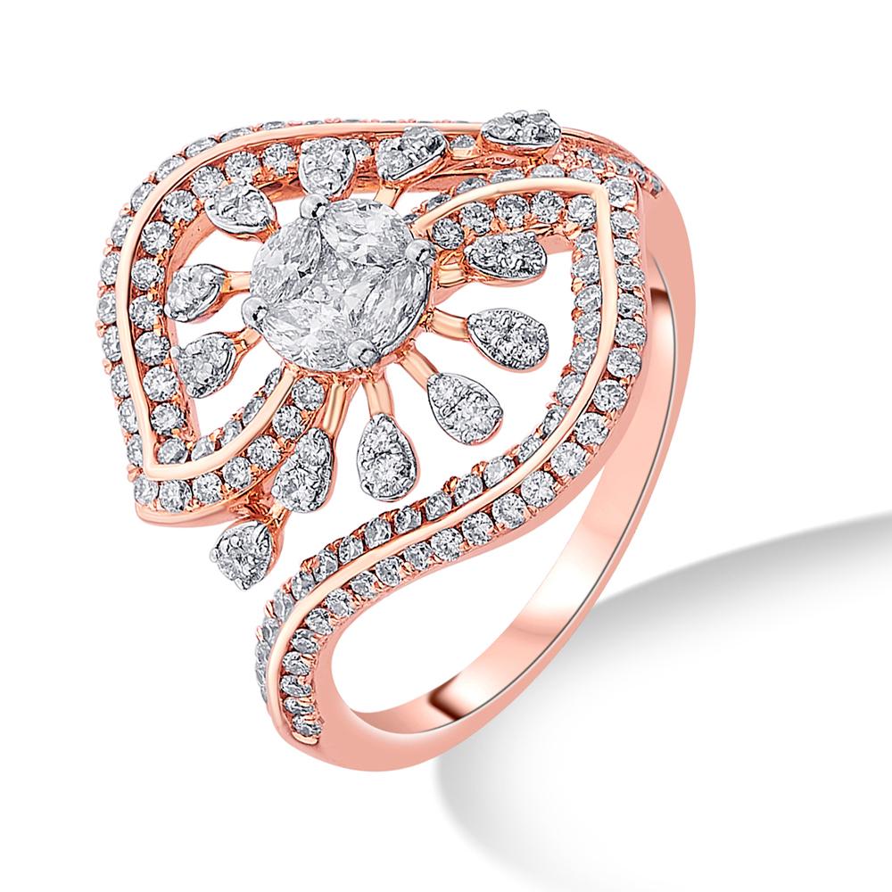 Buy 14 Karat Gold & Diamond Ring