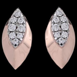 Buy 14 Karat Gold & Diamond Earrings