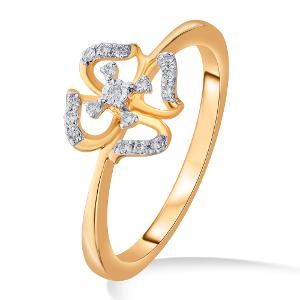 Buy 14 Karat Gold & Diamond Ring