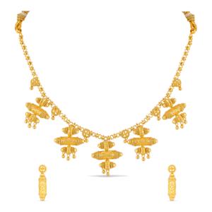 Buy 22 Karat Gold Necklace Set
