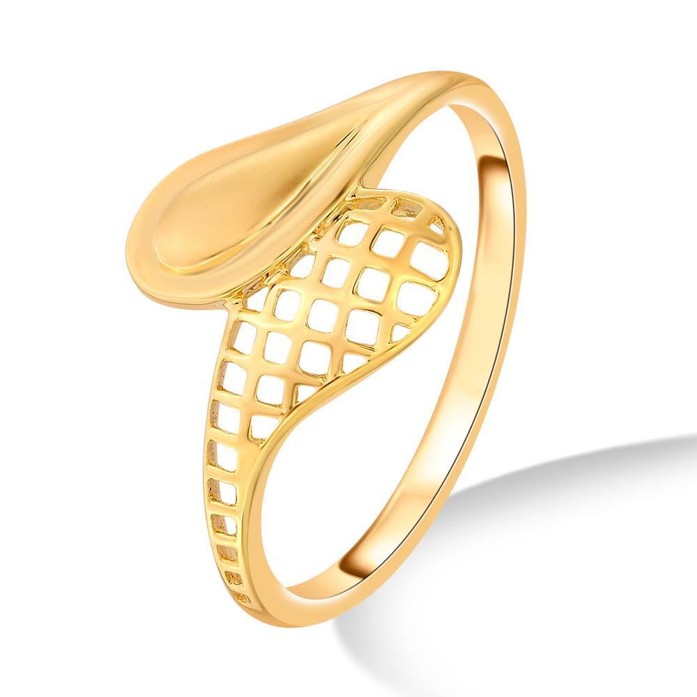 Buy Flowing Silhouette Gold Ring