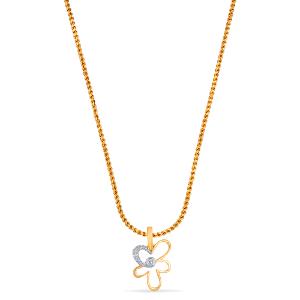 Buy 14 Karat Gold & Diamond Pendant