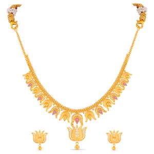 Buy 22 Karat Gold Necklace Set