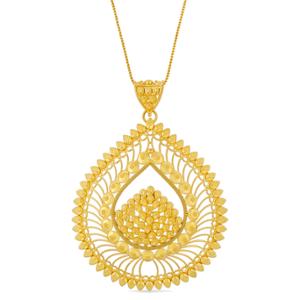 Buy 22 Karat Gold Pendant Set