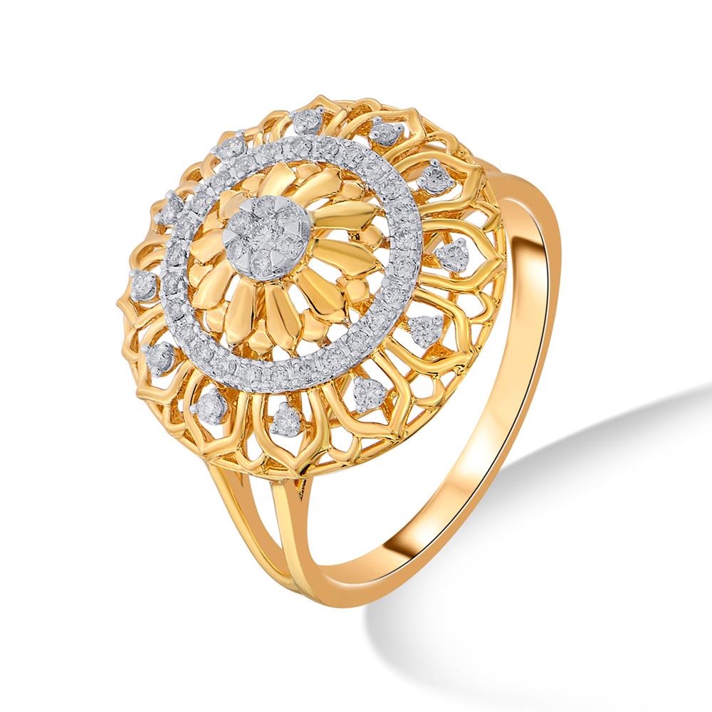 Buy 18 Karat Gold & Diamond Ring