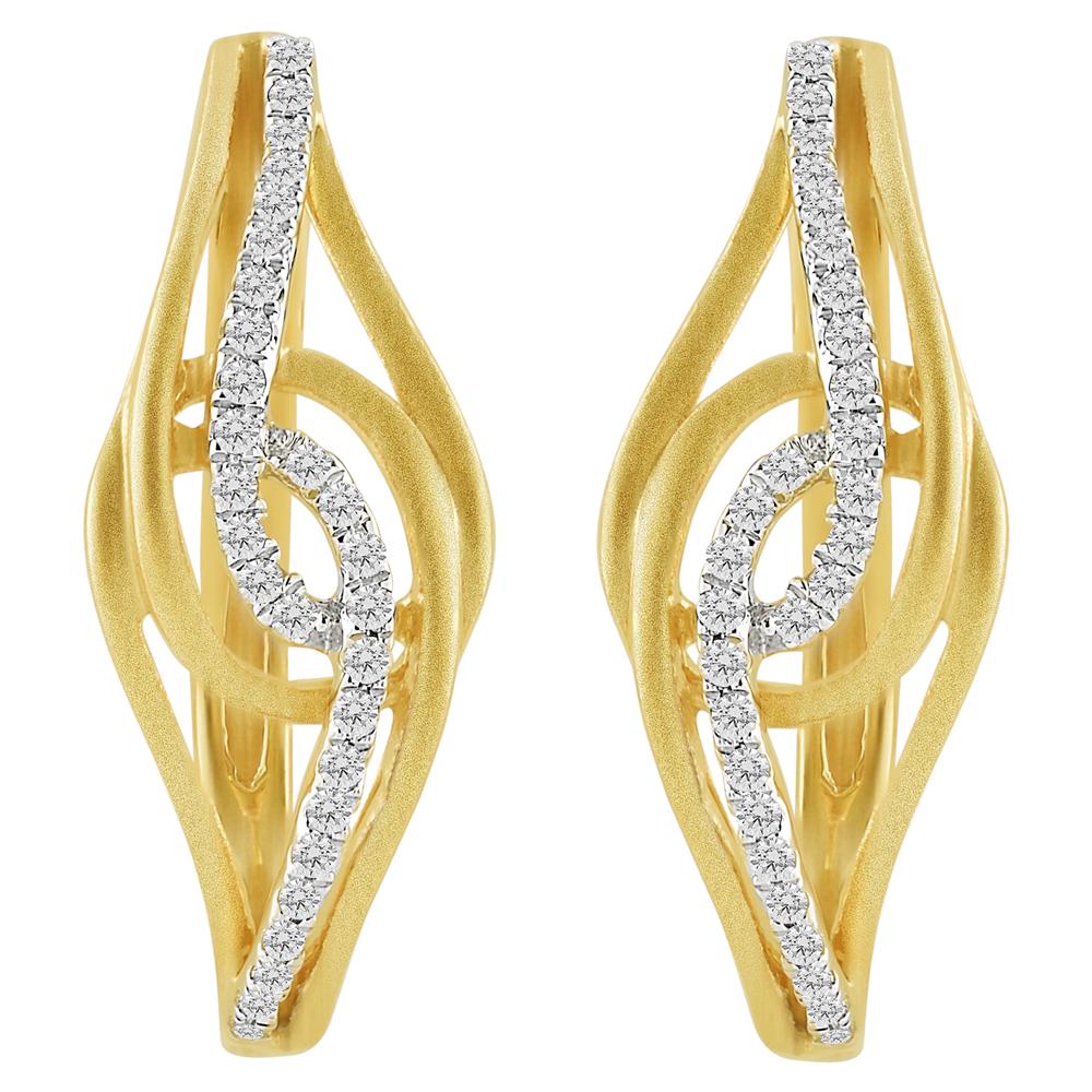 Buy 18KT Gold & Diamond Earrings