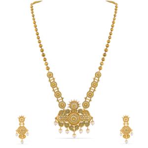 Buy 22 Karat Gold Necklace Set