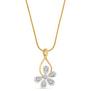 Buy 18 Karat Gold & Diamond Pendant