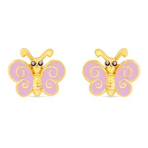 Buy Pink Butterfly Studs