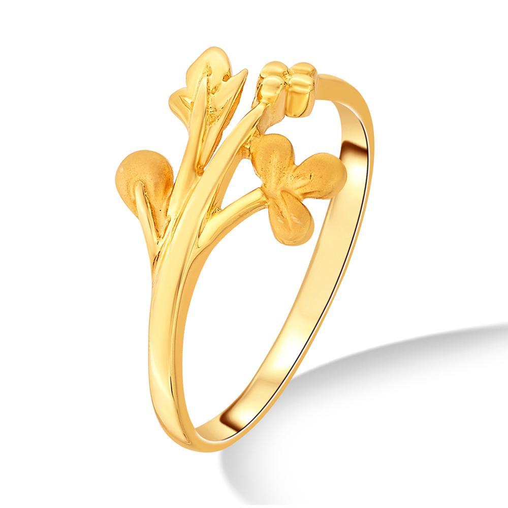 Buy Sprouting Flower Gold Ring