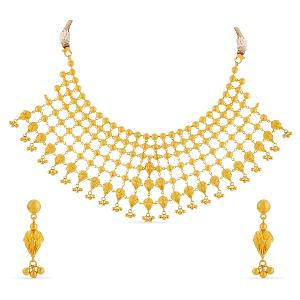 Buy 22 Karat Gold Necklace Set