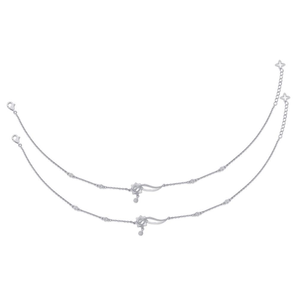 Buy Classic Charm Silver Anklet
