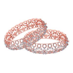 Buy 14 Karat Gold & Diamond Bangles