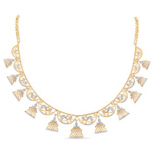 Buy 14 Karat Gold & Diamond Necklace