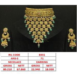 Buy 22 Karat Gold Necklace Set